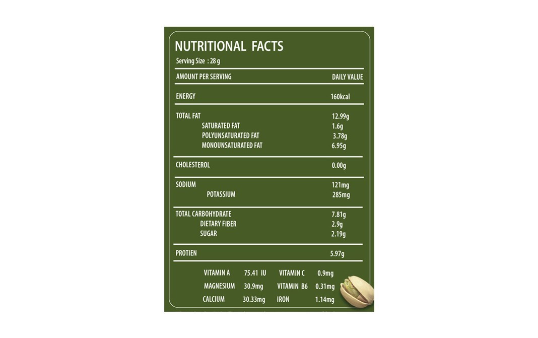 Nuts Over U Pistachios    Pack  1 kilogram